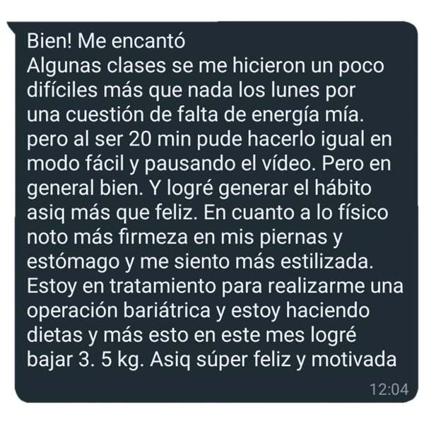 resultados de entrenamiento